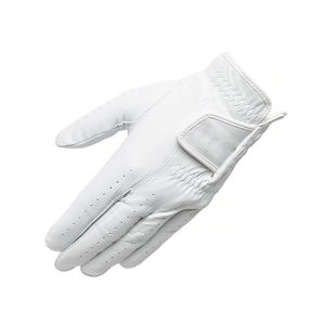 Guantes de golf de piel de oveja transpirables con logotipo personalizado de alta calidad para hombres Guante de golf fabricado con mano izquierda y derecha - Product Image 4