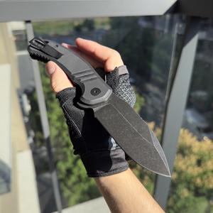 Cuchillo plegable de acero D2, cuchillo de bolsillo personalizado, mango G10, cuchillos tácticos de caza EDC - Product Image 4