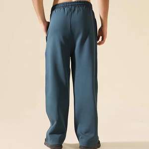 Alta calidad Casual Cordón Jogger Pantalones Cargo Sweat Track Pantalones Hombres Pantalones de chándal apilados Joggers - Product Image 2