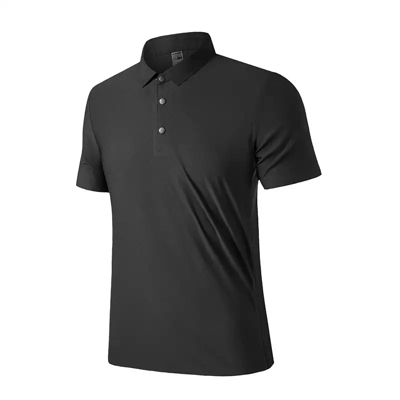 Plus Size Polyester Polo Tshirt Golf Knitted Polo Sweat Suits Quick dry High Quality Custom Men Polo Shirt For Sport