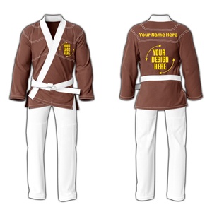 ชุดยูโดบราซิลเลี่ยนยิวยิตสู (BJJ Gi) ผ้าฝ้ายเนื้อมุก ทออย่างทนทาน ทรงหลวม สวมใส่สบาย ขายดีที่สุด คุณภาพเยี่ยม รับผลิตแบบ OEM ODM - Product Image 6