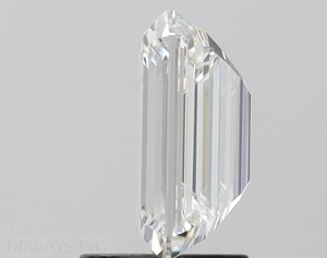 Diamant de laboratoire cultivé en CVD de 5,00 carats, taille émeraude, certifié IGI, couleur G, clarté, pour la fabrication de bijoux - Product Image 4