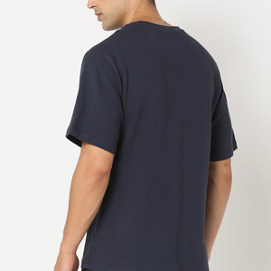 2025 dernière conception couleur unie Hip Hop sérigraphie T-Shirt 230GSM tendance vente en ligne O-cou T-Shirt pour hommes - Product Image 4