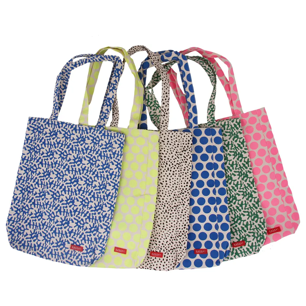 Personalized Reusable Shopping Printing Cotton Bag With Logo Canvas Packing Tote Bag Hand Shoulder Cotton Bag