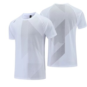 OEM Sportswear Hommes Athlétique Personnalisé Slim Fit Séchage Rapide Fitness Chemises Impression Évacuation De L'humidité Plus La Taille Running Gym Chemises Hommes - Product Image 6