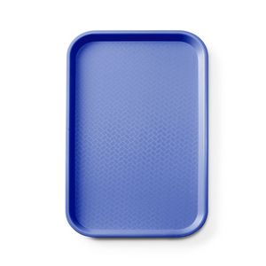 Boîte à lunch jetable, plateau pour restauration rapide, polypropylène GN 1/1 AmerBox 530x325x(H)20mm bleu - Product Image 1