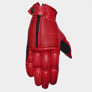 Venta caliente de los hombres de dedo completo guantes de carreras transpirable logotipo personalizado de cuero guantes de carreras de motos - Product Image 5