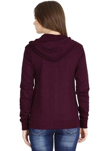 Algodón puro poliéster sublimación impresa logotipo personalizado diseñador cuello redondo pesado sudaderas con capucha mujer sudadera para mujer - Product Image 6
