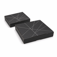 Boîte à pizza isotherme en carton ondulé avec doublure en aluminium pour livraison par coursier, maintien de la chaleur, emballage personnalisé avec logo