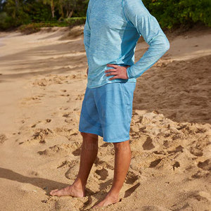 Service OEM Nouvelle Arrivée Short de Bain en Toile de Coton pour Hommes Vente en Gros Conception Personnalisée Style Décontracté Adulte Décoration Unie Teinture Unie - Product Image 4