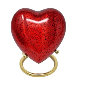 <b>Top</b> Quality Enamel <b>Heart</b> Brass Keepsake Indian Handicraft Bras <b>Heart</b> Cremation Urns With Pink Color - Product Image 4