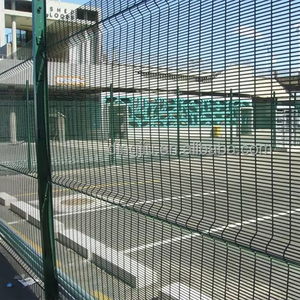 <span class=keywords><strong>รั้ว</strong></span>358ป้องกันการปีนรั้วกั้นแบบใสเคลือบสีดำป้องกันฝุ่นปรับแต่งได้ - Product Image 4