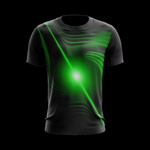 Camiseta Extra Grande Personalizada con Logotipo Estampado, Lisa, de Poliéster/Algodón, Ecológica, de Secado Rápido, para Hombre - Product Image 5