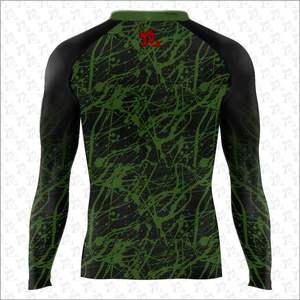 เสื้อเชิ้ตผู้ชายแขนยาวสําหรับผู้ชายการออกแบบที่ดีที่สุด โลโก้ที่กําหนดเอง เสื้อกีฬาผู้ชายแห้งเร็วยามผื่น OEM - Product Image 6