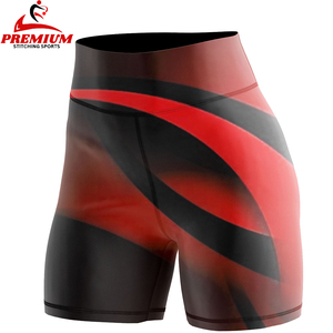Shorts Deportivos de Cintura Alta Personalizados para Mujer, Ropa para Correr, Shorts de Ciclismo, Shorts de Yoga con Efecto Levanta Glúteos para Damas - Product Image 3