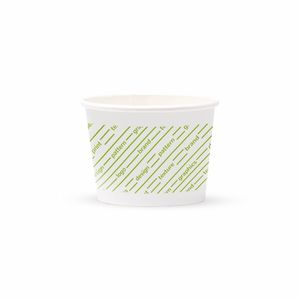 Gobelets en carton à double paroi biodégradables 145cc - Personnalisables, économiques et jetables - Product Image 1