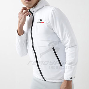 Men's Winter Sport Training Jacket with Sleek <b>Upper</b> <b>Back</b> Vent and Side Zip Pockets for Breathability - Product Image 4