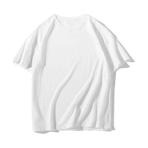 Camisetas personalizadas sólidas de diferentes colores para hombre, camiseta bordada de alta calidad impresa de gran tamaño personalizada de algodón con cuello redondo para hombre 2024 - Product Image 2