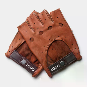 Nouveauté Gants de conduite en cuir d'agneau ajustés pour hommes Logo personnalisé Prix raisonnables Design personnalisé pour la moto - Product Image 1