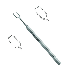 Crochets de conception personnalisée Crochet en peau de Joseph et rétracteurs Crochet de chirurgie générale à double broche pointue de 17cm - Product Image 1