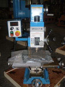 Machine <span class=keywords><strong>à</strong></span> fraiser et <span class=keywords><strong>à</strong></span> percer <span class=keywords><strong>à</strong></span> tête pivotante SP2217-III / Machine <span class=keywords><strong>à</strong></span> percer et <span class=keywords><strong>à</strong></span> fraiser de table / Fraiseuses manuelles <span class=keywords><strong>à</strong></span> vitesse variable avec table <span class=keywords><strong>à</strong></span> glissière transversale - Product Image 2