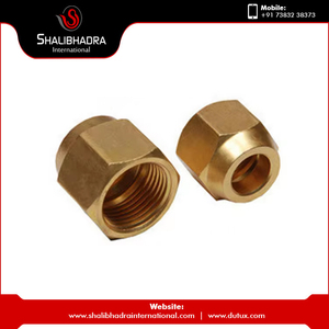 Écrou évasé en laiton de vente chaude disponible au meilleur prix auprès du fabricant indien - Product Image 2