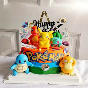Figurines de gâteau réutilisables Pokemon, 13 pièces, figurines Pokemon en forme de pastel - Product Image 2