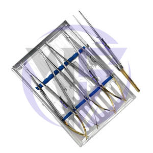 Professional 5 pcs TC Castroviejo Micro Surgery <b>Set</b> Sterilization <b>Box</b> Included <b>Top</b> Of Our Production Made By Wenquar - Product Image 6