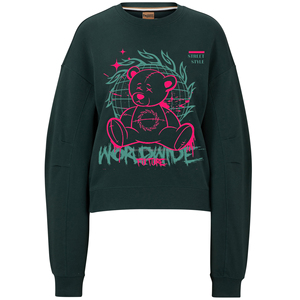 เสื้อสเวตเตอร์เนื้อนุ่มแบบยูนิเซ็กส์สำหรับผู้หญิงพิมพ์โลโก้ได้ตามต้องการสำหรับฤดูหนาวและฤดูใบไม้ร่วง - Product Image 1