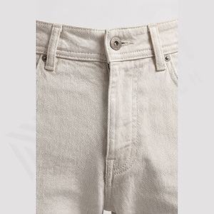 Jeans en denim d'hiver à coupe moderne pour hommes, motif uni, respirant, durable, service ODM, pantalons, couleur personnalisée, vente en gros, qualité supérieure - Product Image 4