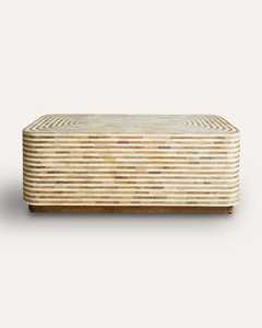 Mother of Pearl Inlay Coffee <b>Table</b> Customize Size and Design Bone Inlay Coffee <b>Table</b> Luxury Bone Inlay <b>Table</b> - Product Image 4