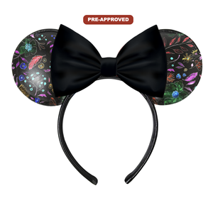 Serre-tête noir à peindre pour enfants, motif feuille, accessoire de coiffure DIY pour dessin et artisanat, pour garçons et filles, idéal pour les fêtes d'anniversaire - Product Image 1