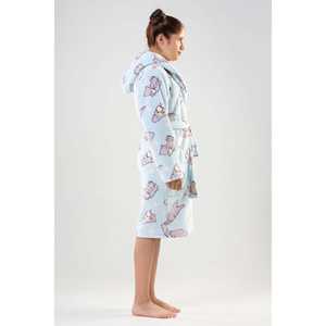 Robe à capuche douce à manches longues pour femmes avec poches, sweat-shirt à manches courtes pour filles - Product Image 3