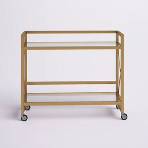 Wholesale Steel <b>Serving</b> Wine bar Cart for Home Catering Hotel Restaurant Kitchen Food <b>Serving</b> <b>Trolley</b> Wine & Glasses Holders - Product Image 4