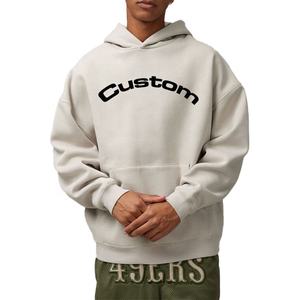 Sudaderas con Capucha de Manga Larga para Hombre de Alta Calidad, Tallas Grandes, Personalizables, Bordadas, Impermeables, Transpirables, de Poliéster/Algodón - Product Image 3