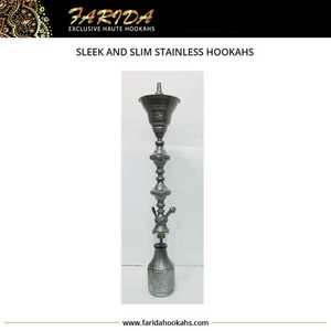 Cachimbas de Acero Inoxidable Estilo Egipcio de Primera Calidad en Oferta, Mini Shisha para Fumar, Acabado Lacado de Lujo, Material de Latón, Farida - Product Image 6