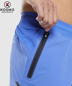 กางเกงขาสั้นรัดกล้ามเนื้อของผู้ชายสำหรับวิ่งและขี่จักรยานกางเกงขาสั้นออกกำลังกายระบายอากาศ-ขายส่ง - Product Image 3