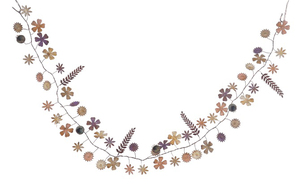 Guirlande de fleurs en métal multicolore fabriquée à la main taille personnalisée ornement de Noël d'intérieur décor à la maison de luxe pour les fournitures de fête - Product Image 5