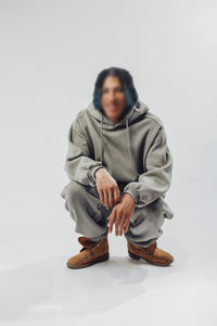 Oversize Jogger Pullover Oversize Chándal Hombres Personalizado Alta calidad Jogging Trajes Chándal Fleece 450 Gsm Heavy - Product Image 5