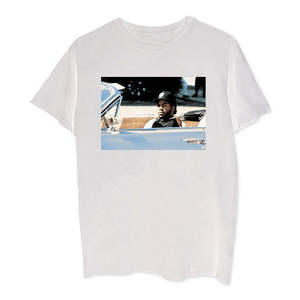 เสื้อยืดสีขาวไซส์ XX-Large สำหรับผู้ชาย ลายกราฟิก Traffic Men's สำหรับ Ice Cube Boyz ผลิตจากผ้าเจอร์ซีย์คอตตอน 100% - Product Image 1