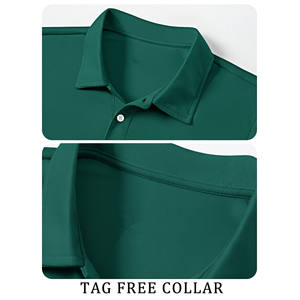 Polos de Golf Personalizados de Color Sólido, Diseño de Alta Calidad, Corte Ajustado, Logotipo Personalizado, Polos de Manga Corta para Hombre con Botones - Product Image 3