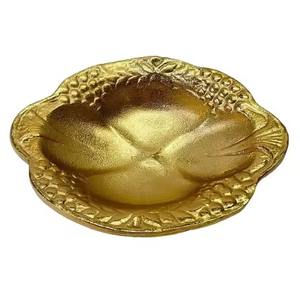 ชามช็อคโกแลตโลหะลายอักษรอาหรับทำมือ ดีไซน์เลเซอร์ สำหรับใส่ผลไม้อบแห้ง อินทผลัม ใช้ในบ้าน - Product Image 3