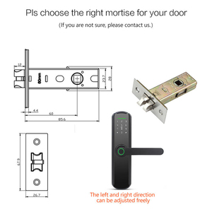 Cerradura de Puerta Electrónica Digital Inteligente <span class=keywords><strong>Navicat</strong></span>, Cerradura Biométrica con Huella Dactilar, Sin Llave, Tarjeta RFID, Cerraduras Automáticas para Puerta, Aplicación Tuya TTLock - Product Image 6