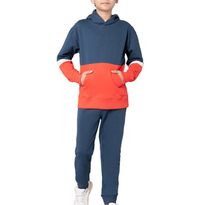 Conjunto de Ropa Deportiva de Dos Piezas con Capucha para Niños, Invierno, Personalizado - Product Image 1