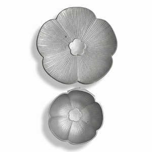 Bandeja Decorativa de Aluminio de Lujo con Diseño Floral, Bandeja Redonda con Patrón de Flores, Decoración de Mesa de Metal para el Hogar, Decoración de Hotel, Restaurante, Navidad - Product Image 3