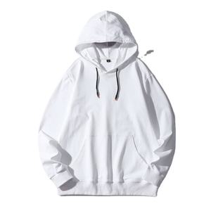 Sweat-shirts et sweats à capuche unisexes avec logo personnalisé brodé, 100% coton molletonné respirant, 320g, impression sérigraphique, design uni, hiver - Product Image 6