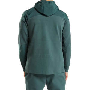 Conjunto de joggers de fitness ecológicos de talla grande para hombre, logotipo impreso personalizado, ropa deportiva de entrenamiento de gimnasio de invierno, 100% algodón transpirable - Product Image 5