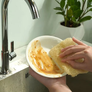 PRIX BON MARCHÉ Éponges de Cuisine Loofah Naturel Éponges Naturelles Compostables et Biodégradables Écologiques pour Vaisselle PRÊT À EXPÉDIER - Product Image 2