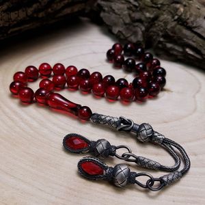 Rosario turquesa impulsado diseñado Tasbih accesorios de oración venta al por mayor Tasbih con cuentas de resina Natural formas cuentas de oración - Product Image 1
