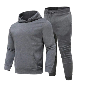 Ensembles de survêtements unisexes surdimensionnés personnalisés confortables avec sweat à capuche et pantalon de jogging pour couple, survêtement personnalisé avec LOGO, ensembles de jogging pour hommes, vêtements d'entraînement - Product Image 1